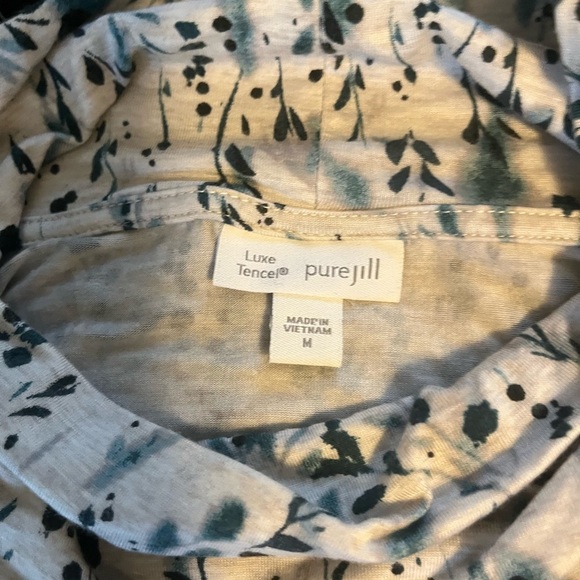 Pure Jill Botanical Lux Tencel Funnel-neck Tunic, size M - Picture 5 of 5